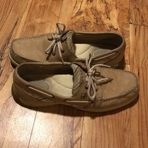New Sperry Top Siders Tan Size 9.5